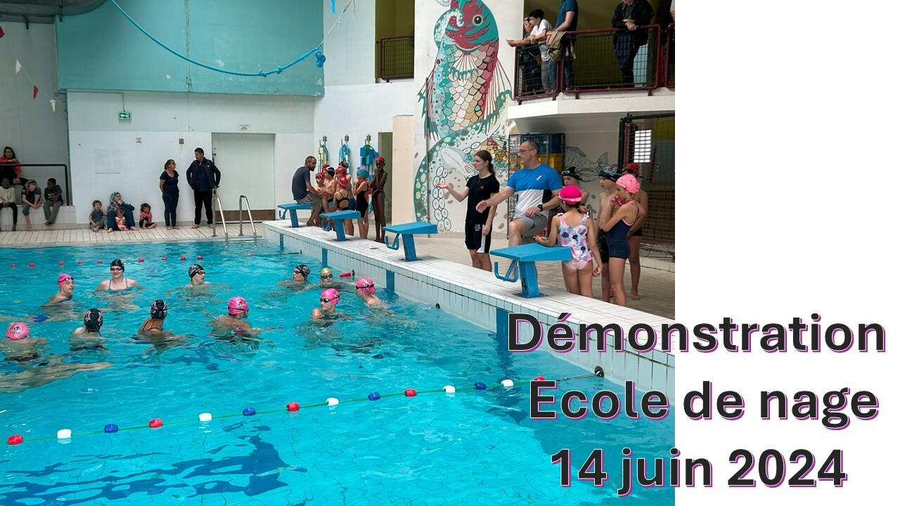 Démonstration Ecole de nage (14 juin 2024)