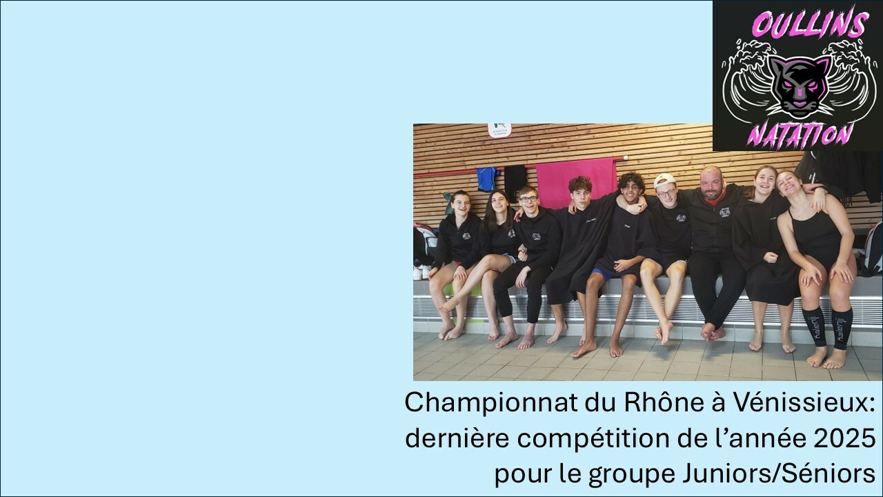 Championnat du Rhône à Vénissieux (19&20 décembre 2025)