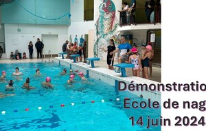 Démonstration Ecole de nage (14 juin 2024)