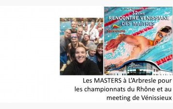 Des compétitions aussi pour les masters en décembre